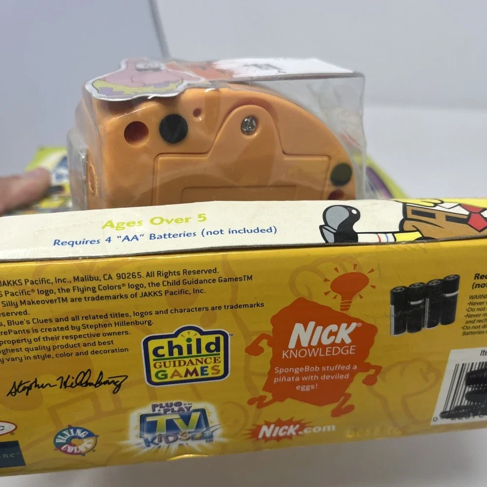 SpongeBob SquarePants Dilly Dabbler Plug n' Play TV Game by Jakks Pacific NEW